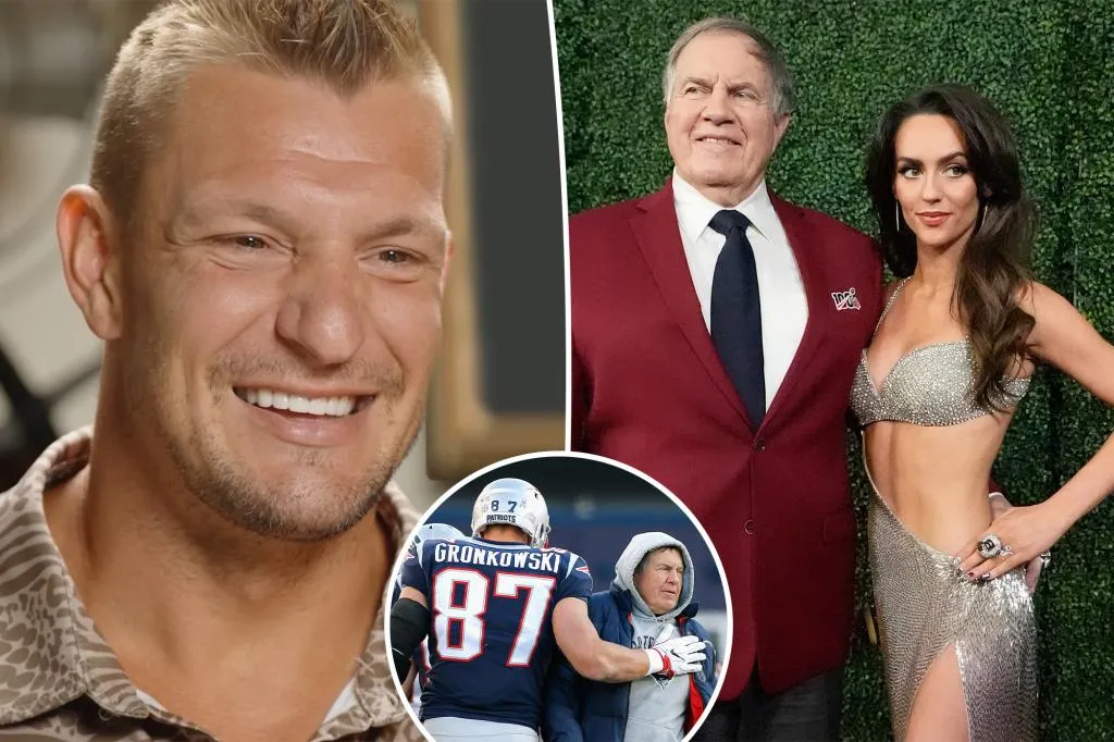 Rob Gronkowski Tertawa Terbahak-bahak Mendengar Lelucon Tentang Pacar Bill Belichick, Jordon Hudson, yang Berusia 24 Tahun