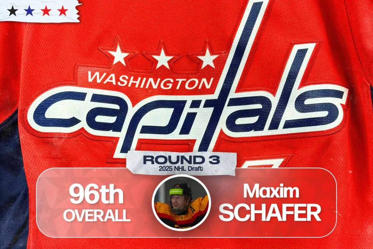 Washington Capitals Memilih Winger Jerman Maxim Schafer di Putaran Ketiga Draft NHL 2025