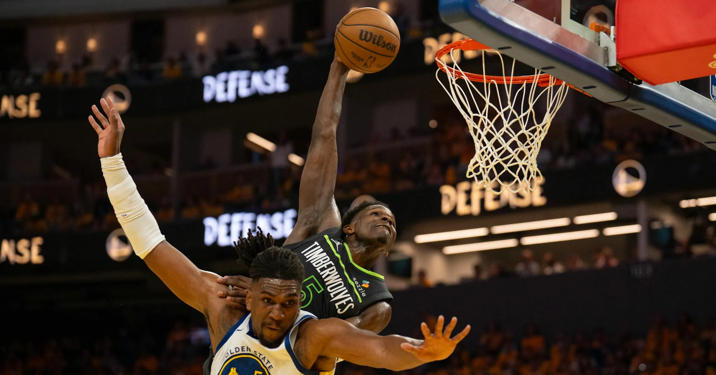 Timberwolves menikmati kemenangan di Game 3 di San Francisco