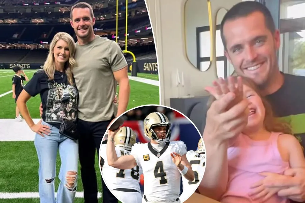 Istri Derek Carr Ungkap Cara Eks-QB Saints Habiskan Hari Pertama Pensiun dari NFL dalam Video Baru