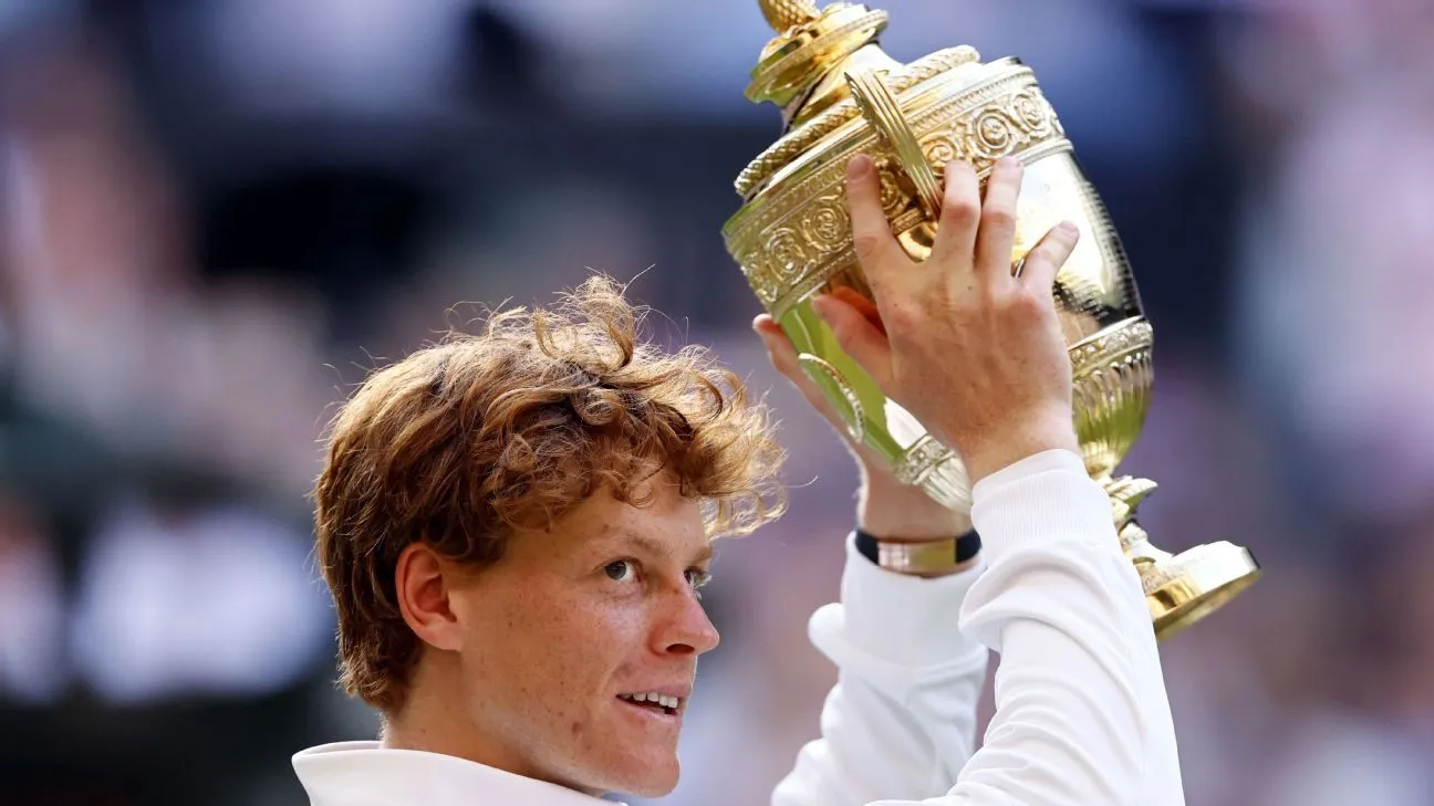 Sinner Kalahkan Alcaraz dalam Pertandingan Ulang untuk Menangkan Wimbledon